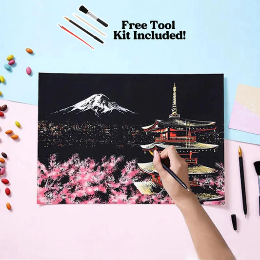 Buy 1 Get 1 FREE | Scratch Painting Kit™ - Unwind with Meticulous Scratch Art